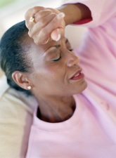 Woman in pain